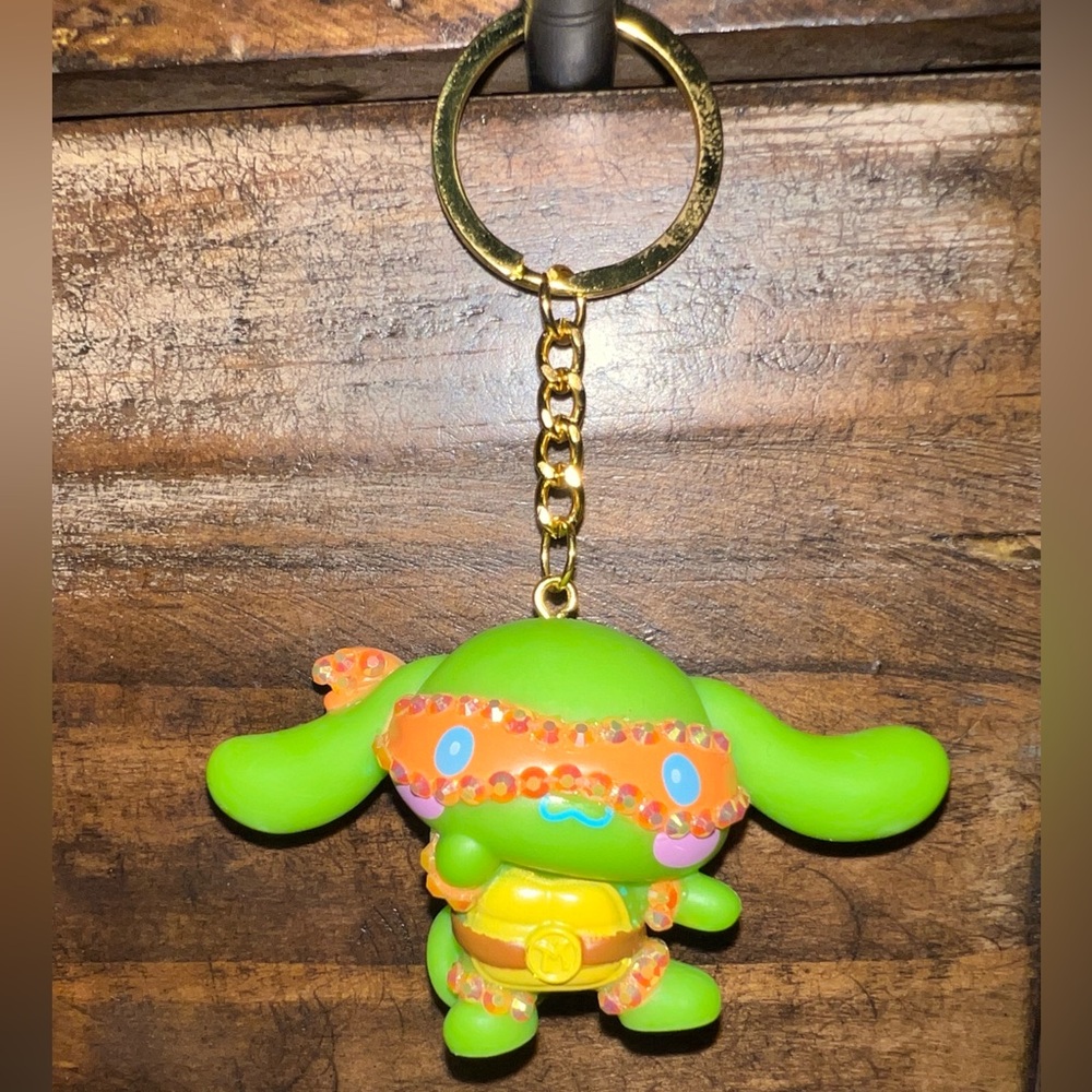 McDonald's TMNT X Sanrio colab (customized and made into a keychain)